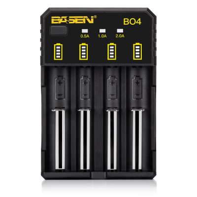 BO4 Lcd Universal li ion Battery Charger For Imr Lithium Li-ion Rechargeable Battery